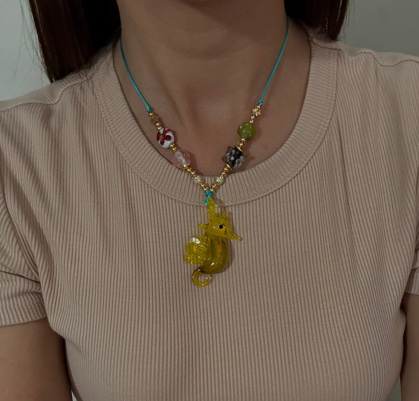 Kami Sea horse necklace