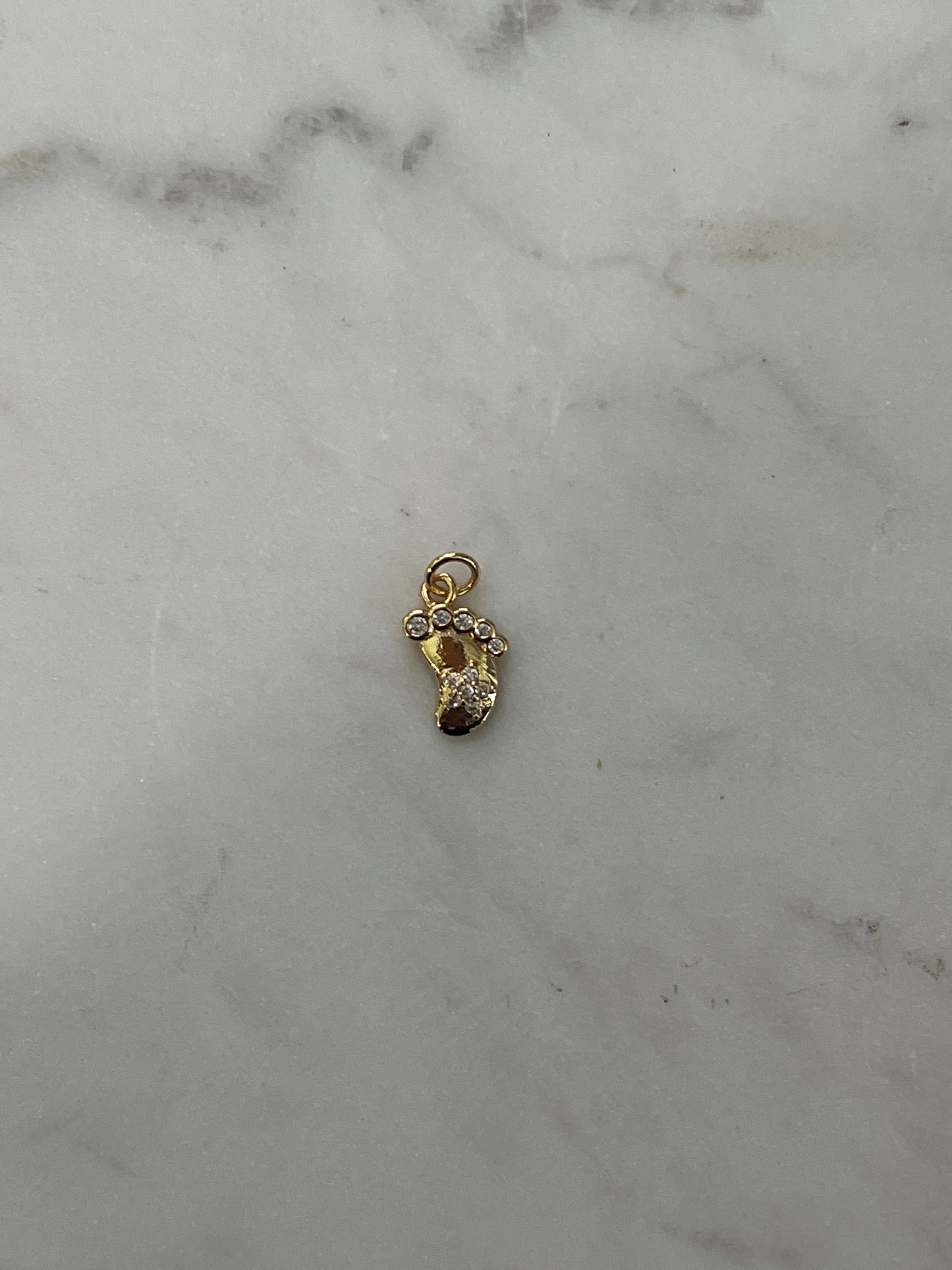 Baby footprint charm