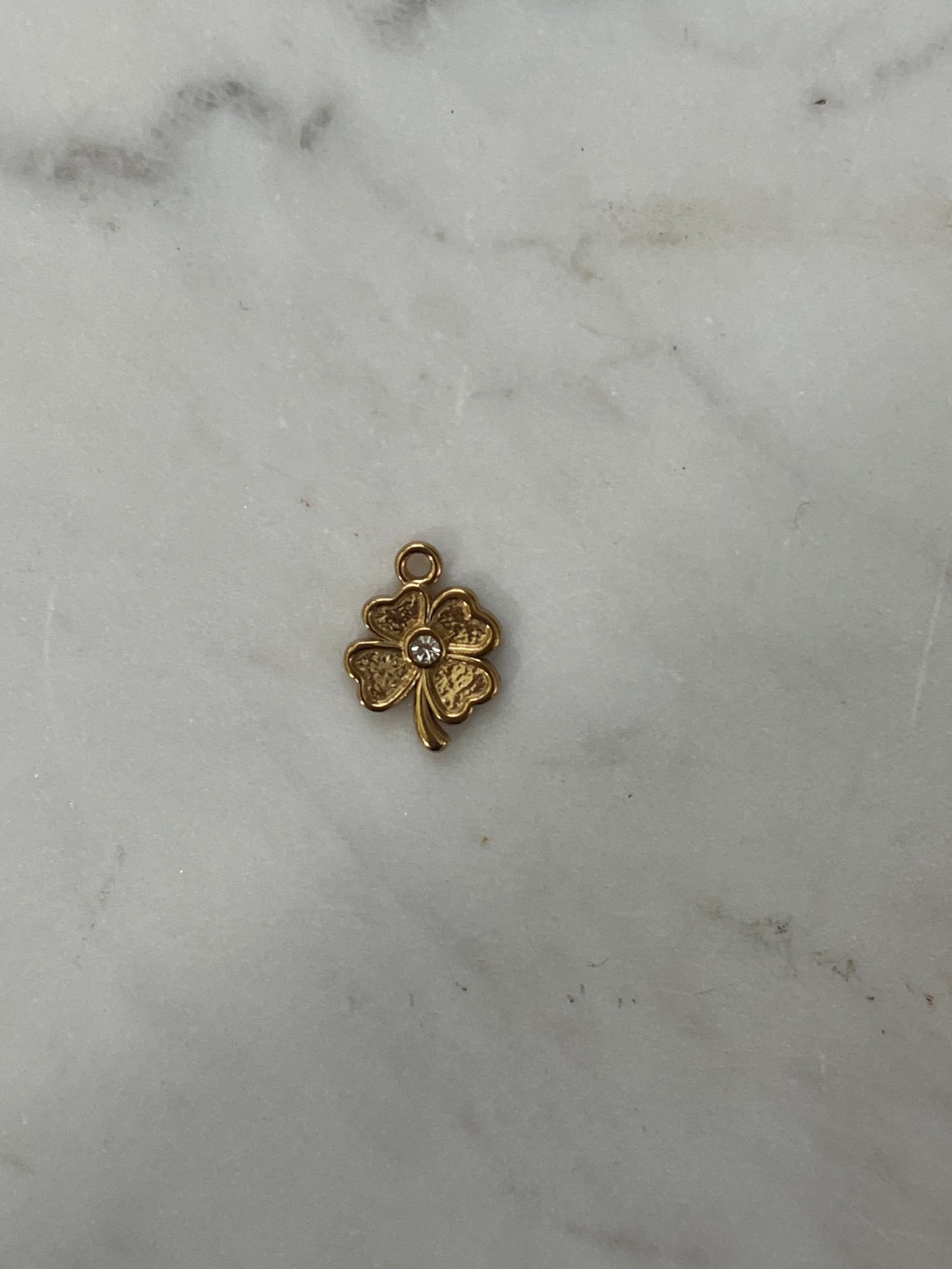 Gold Clover charm