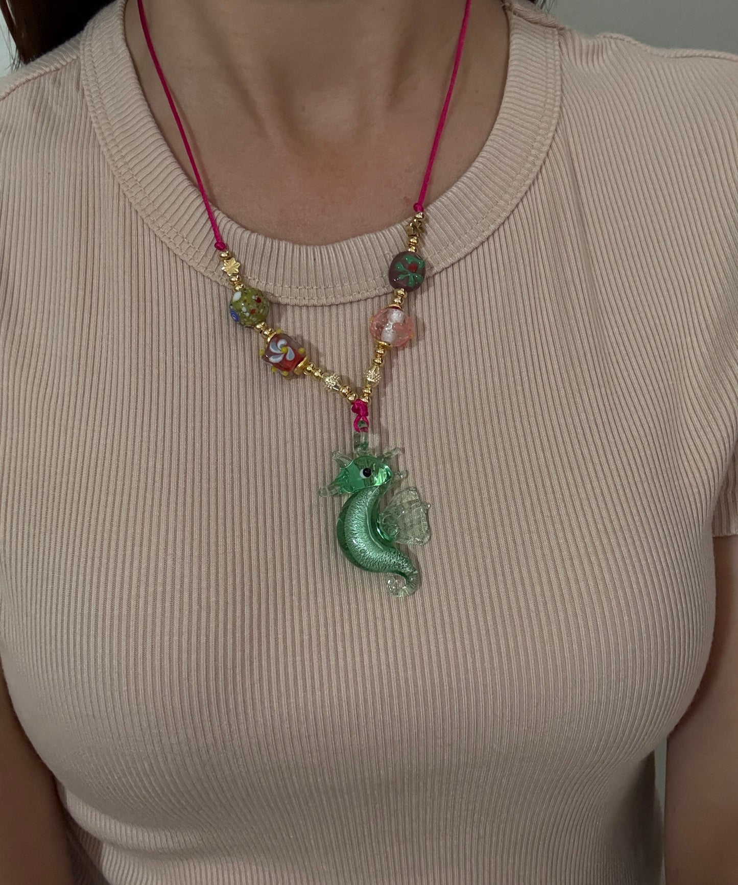 Kami Sea horse necklace
