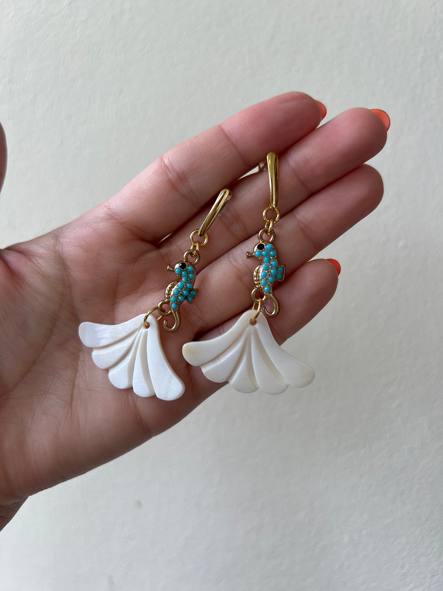 Turquesa Seahorse earrings