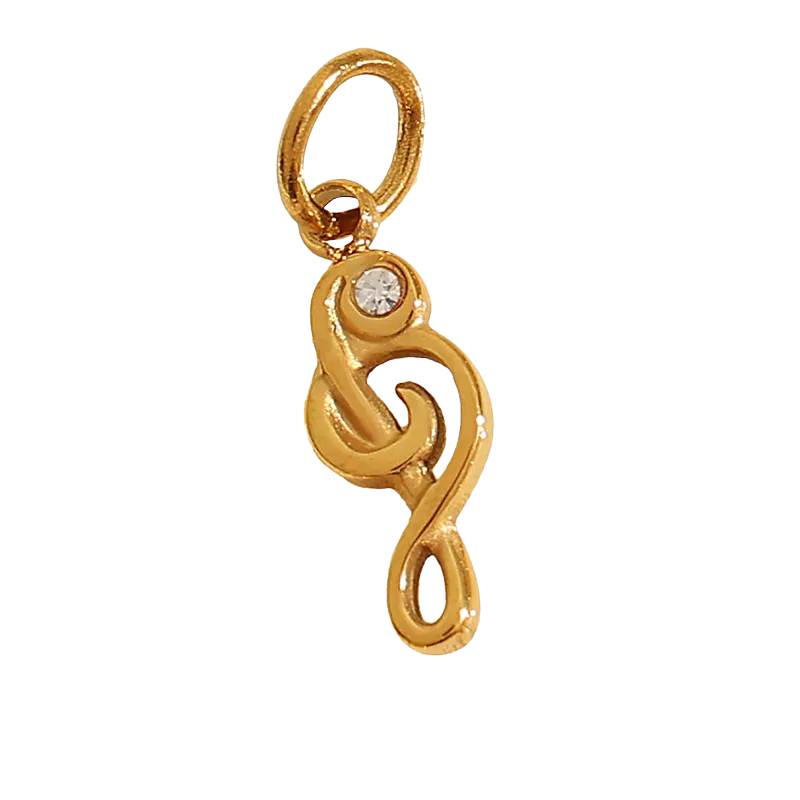 Clave sol charm