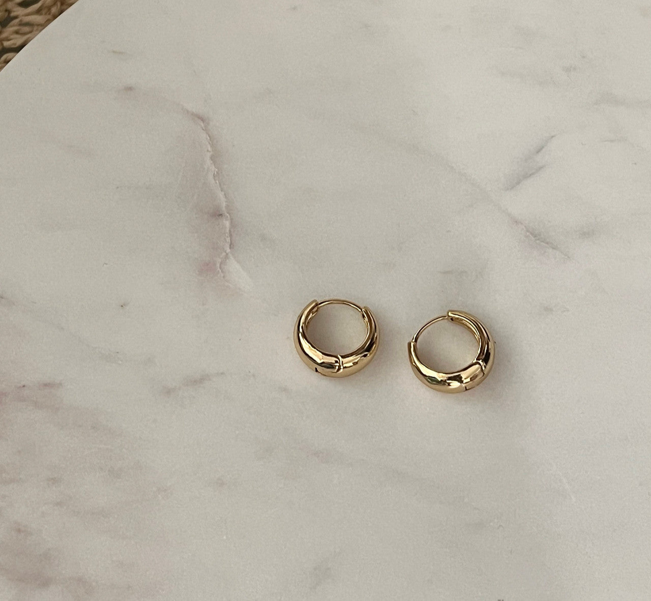 Gold mini hoops