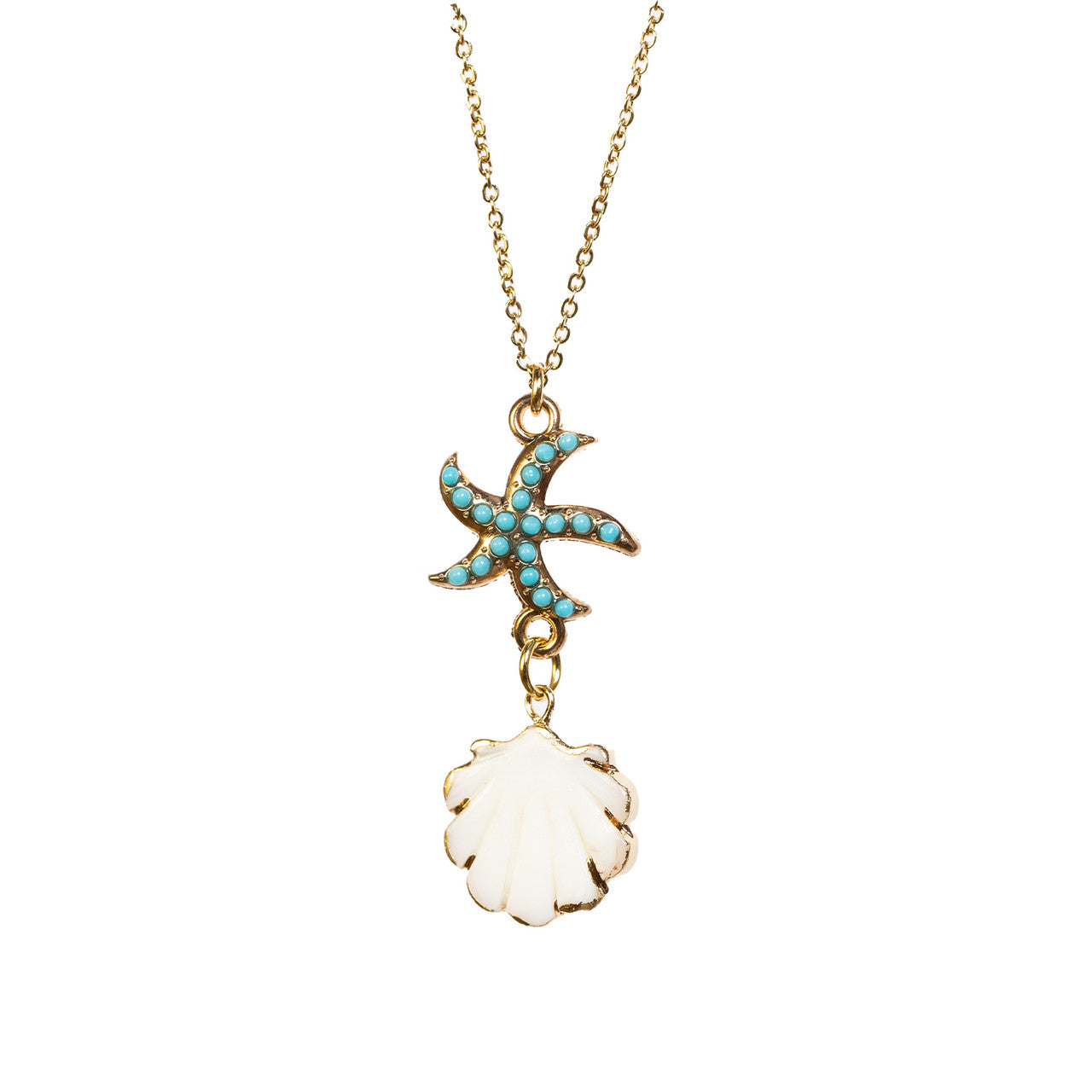 Sea star necklace