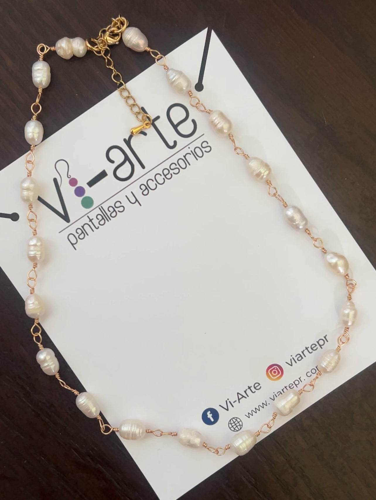 Madre perla choker