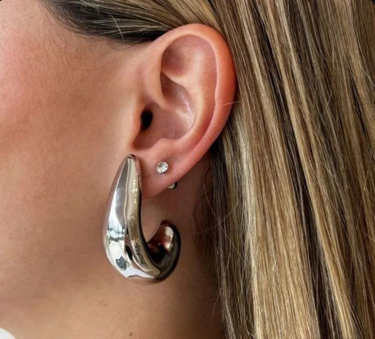 Chunky half hoops