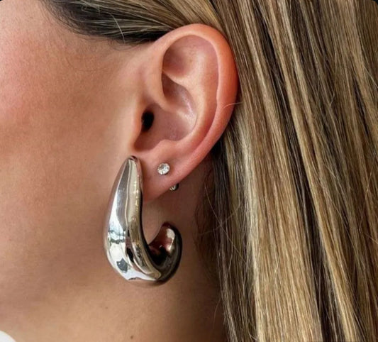 Chunky half hoops