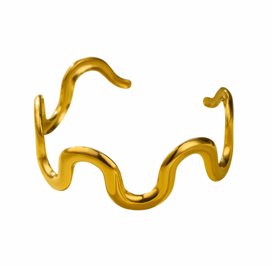Wave bangle