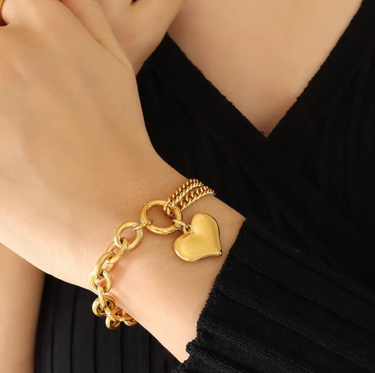Fashion heart bracelet