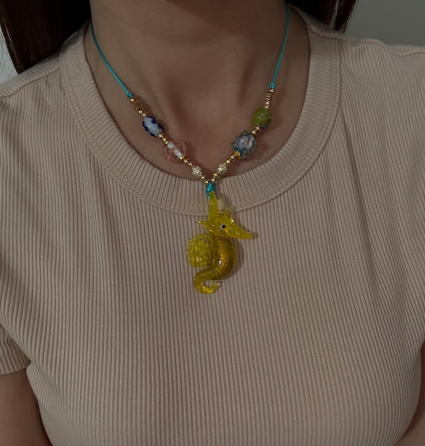 Kami Sea horse necklace