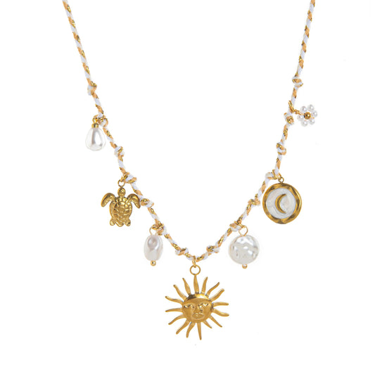 Summer charm necklace
