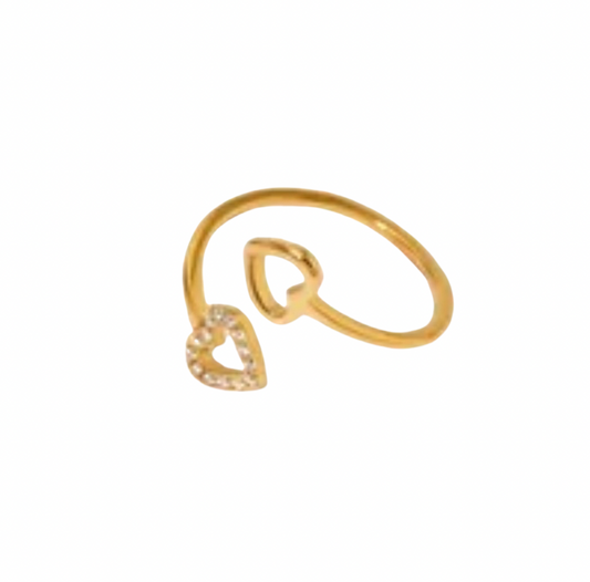 Two hearts ring