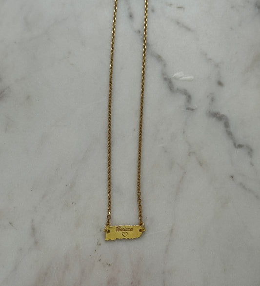 Isla Boricua necklace