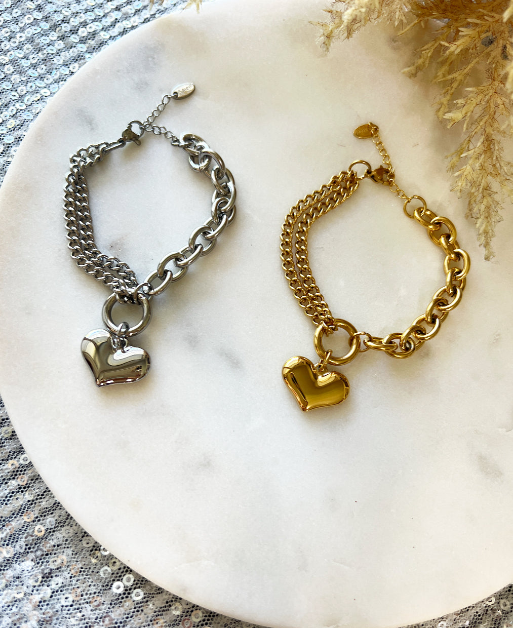 Fashion heart bracelet
