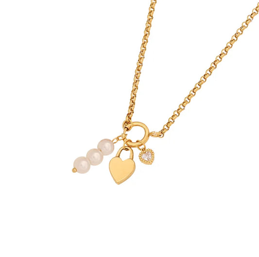 Loving heart necklace