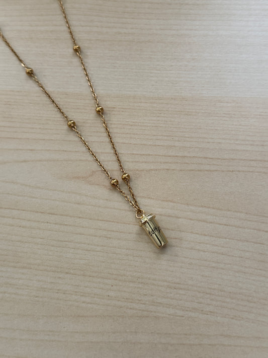 Coffee necklace