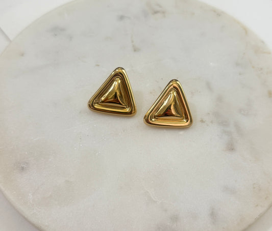 Vintage triangle earrings