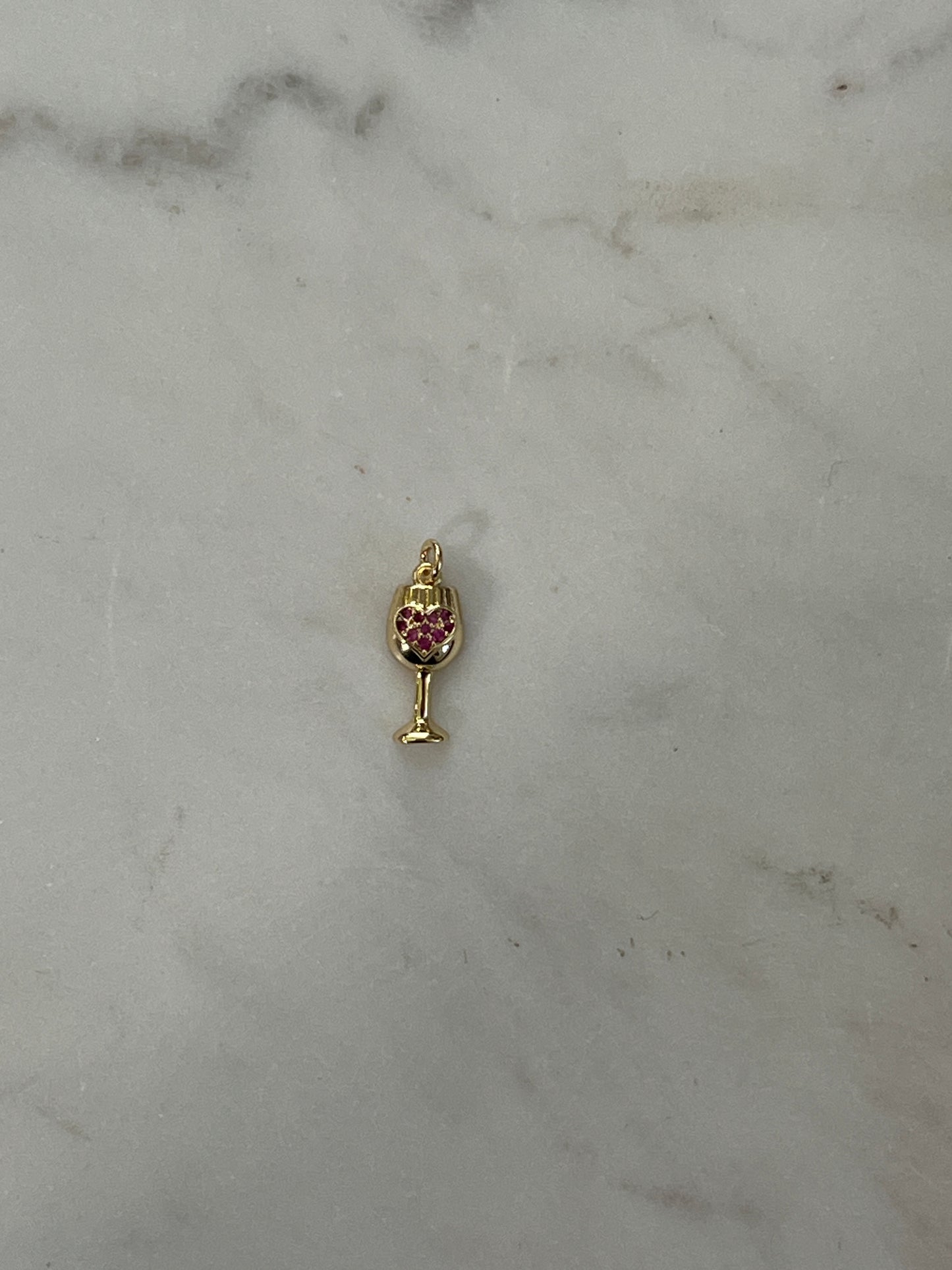 Wine bottle charm