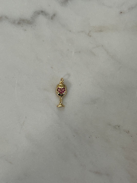 Wine bottle charm