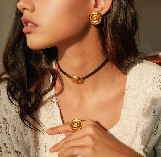 Summer Spiral earrrings