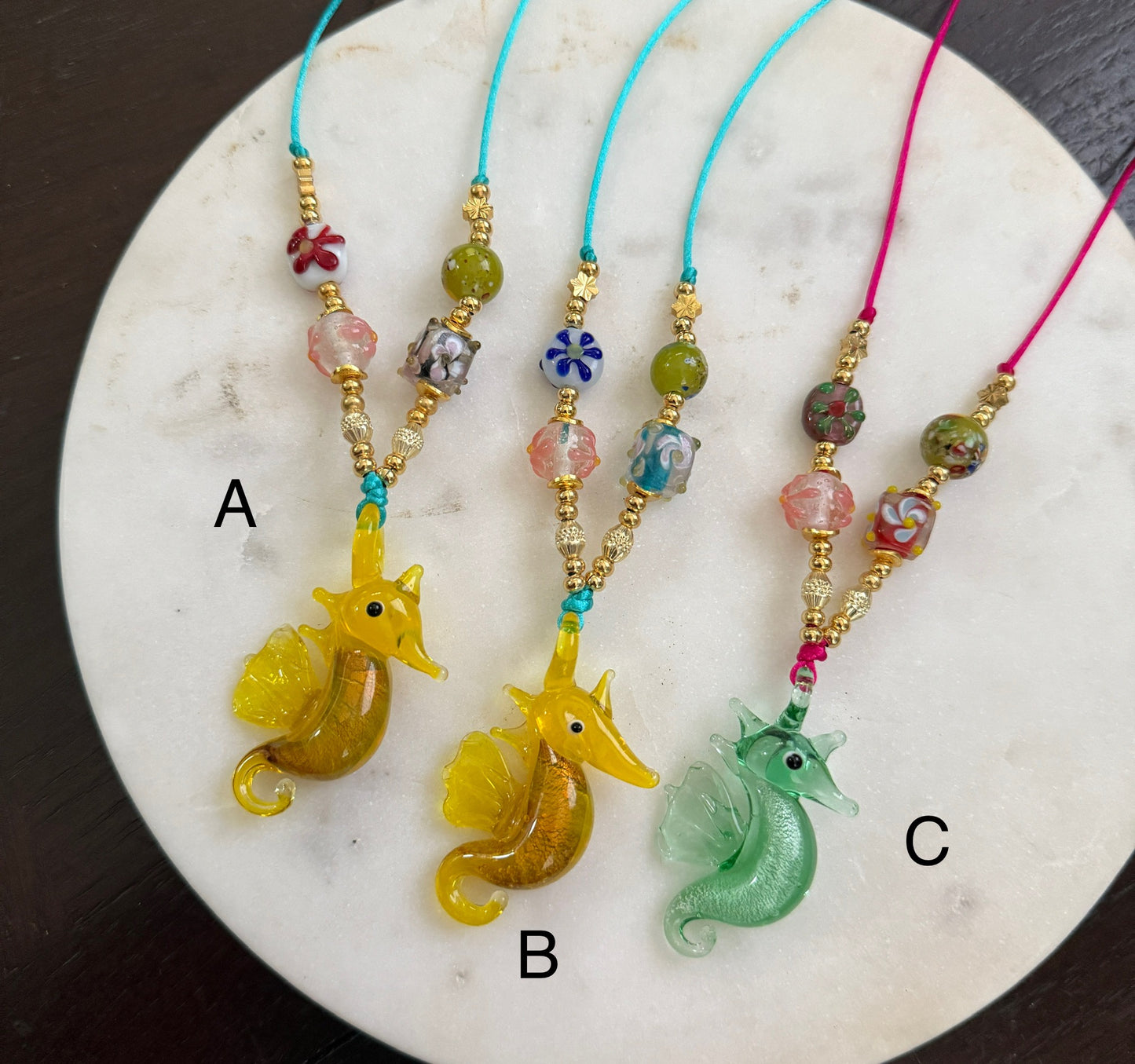 Kami Sea horse necklace