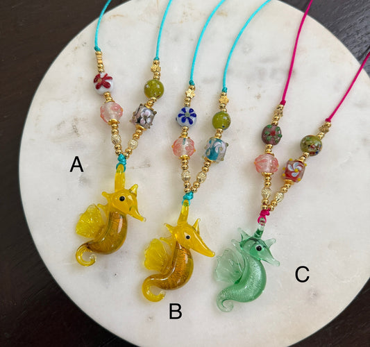 Kami Sea horse necklace