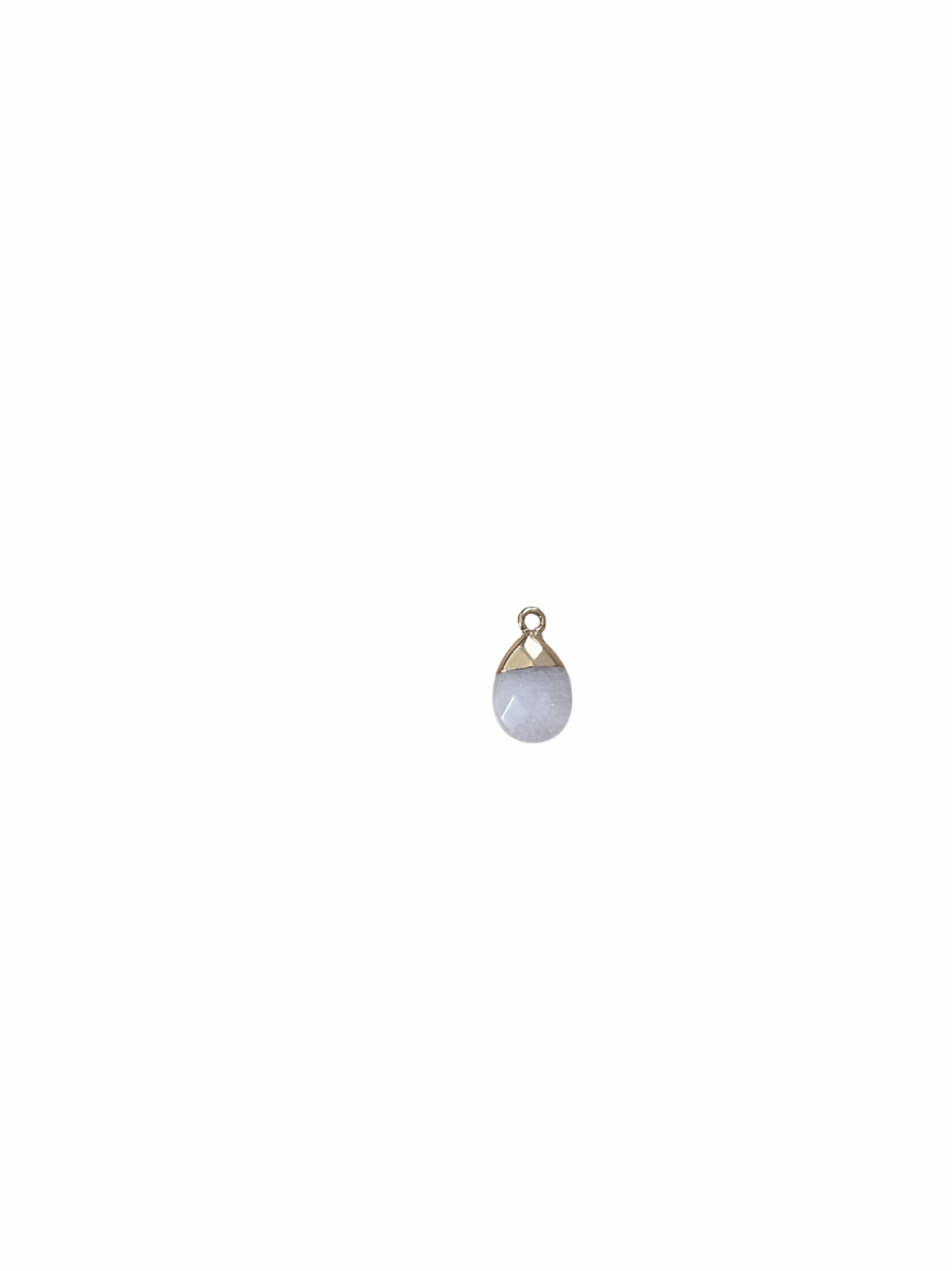 White drop charm