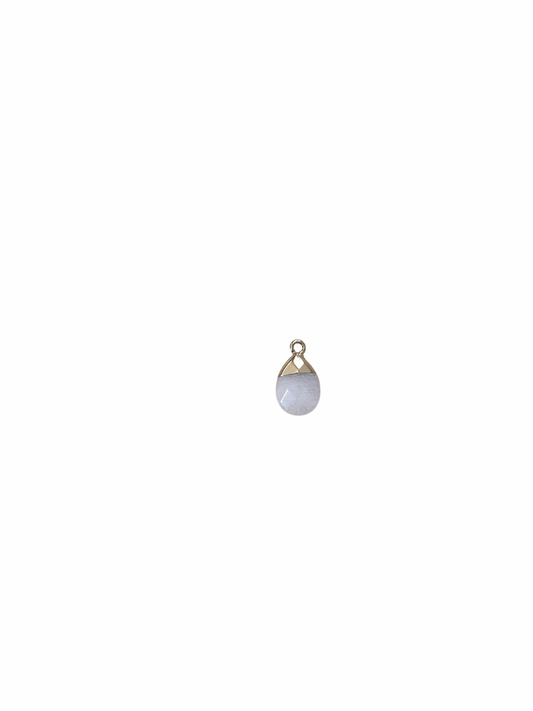 White drop charm