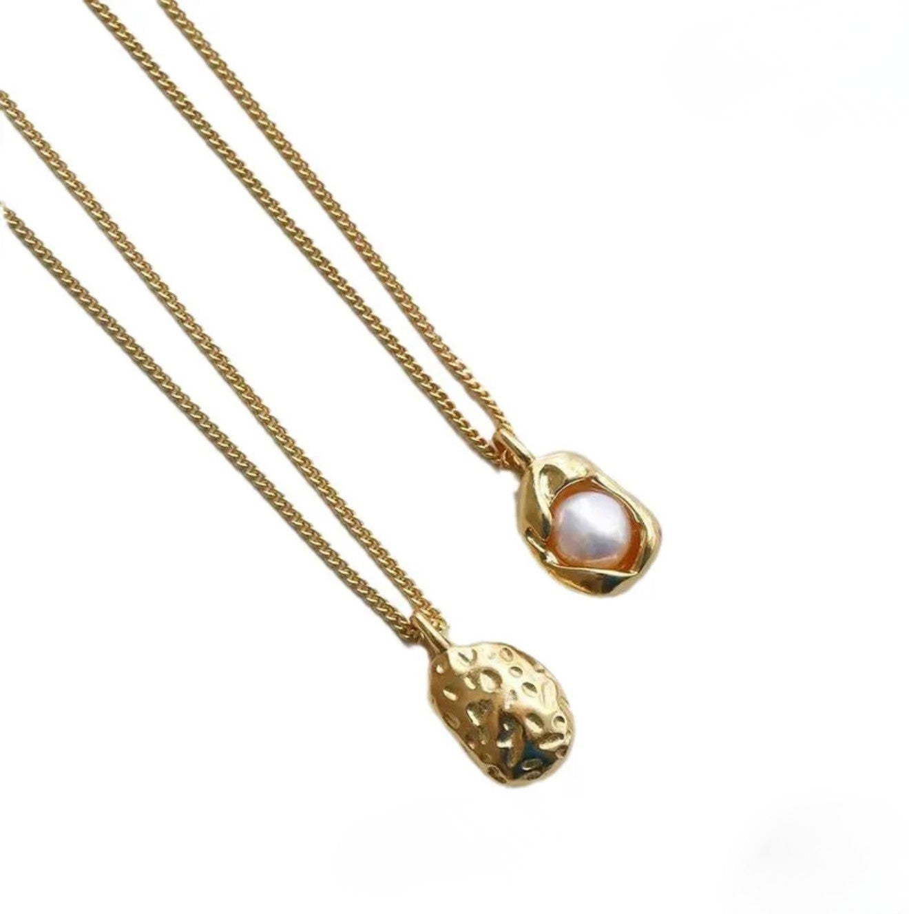 Pearl droplet necklace