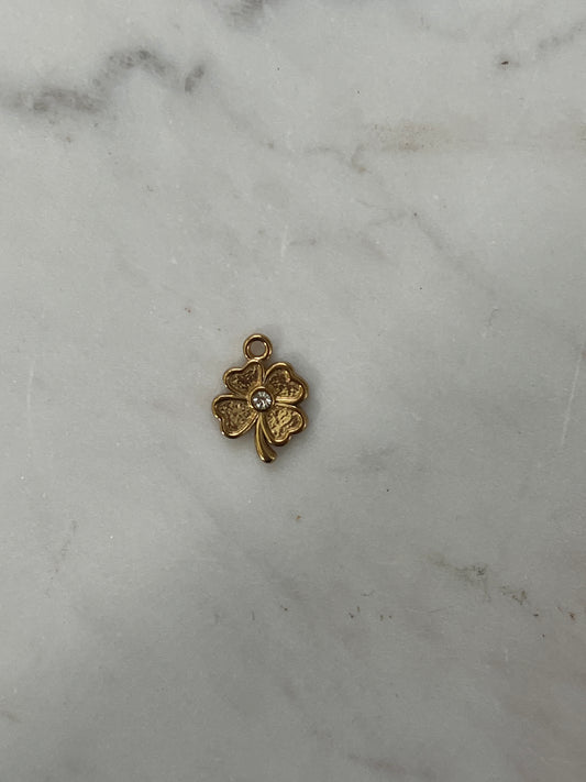 Gold Clover charm