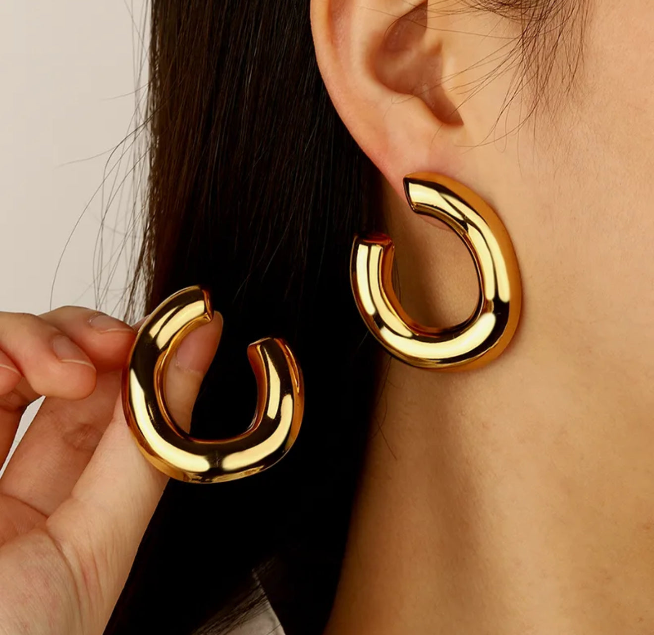 Geometric earring