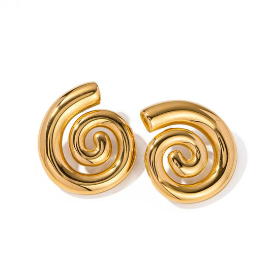 Spiral earrings