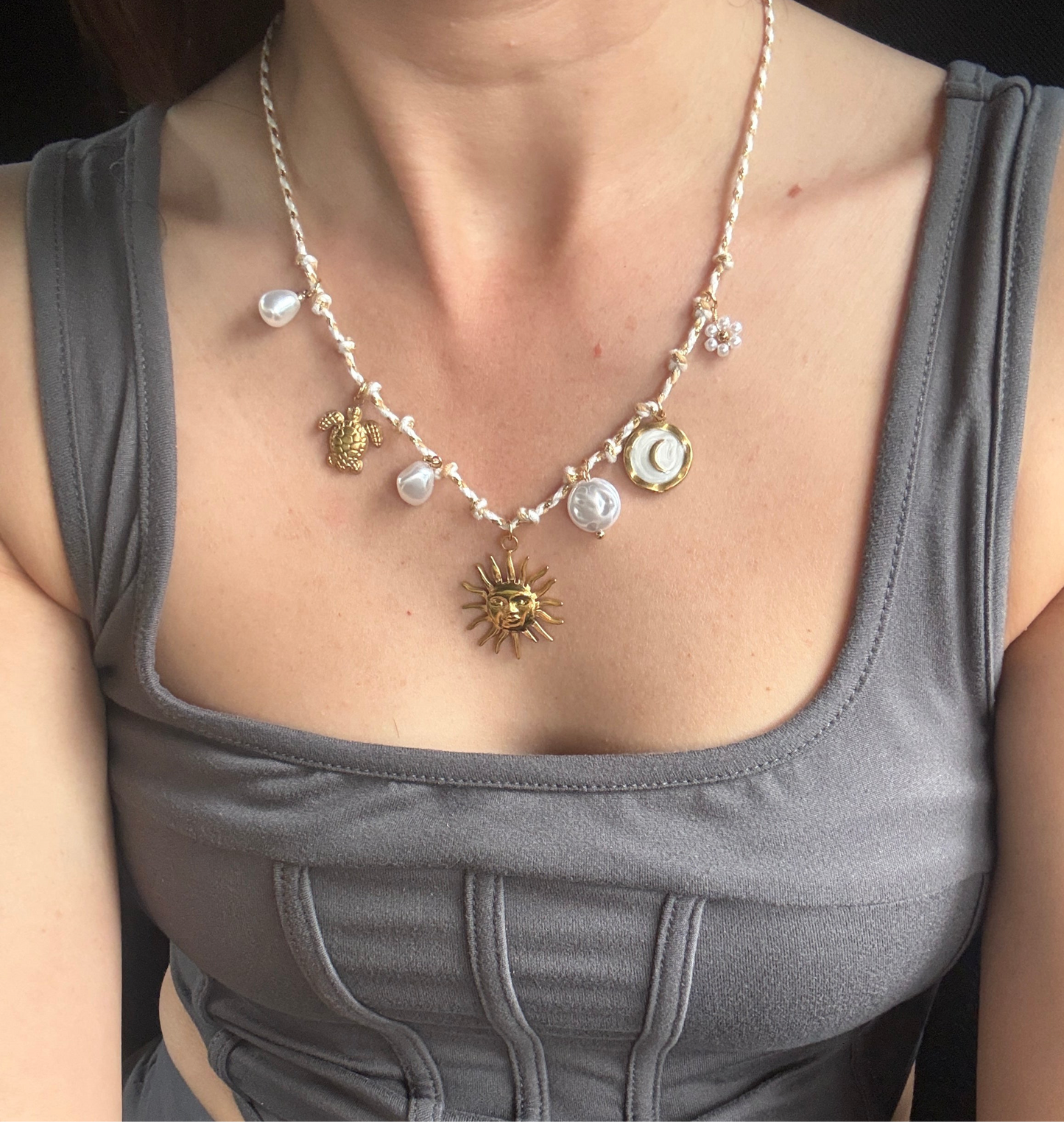 Summer charm necklace