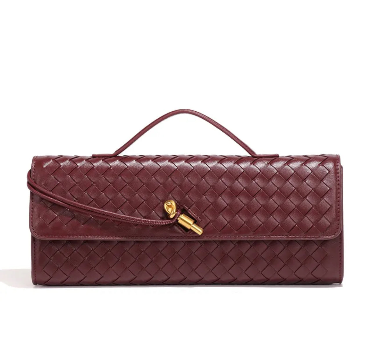 Knot clutch bag