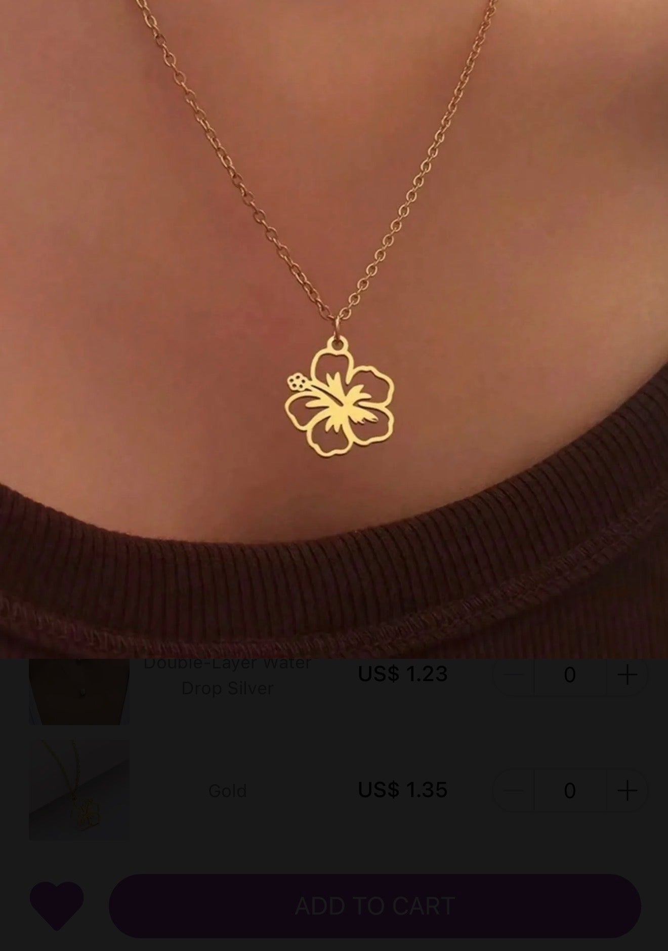 PR flower necklace