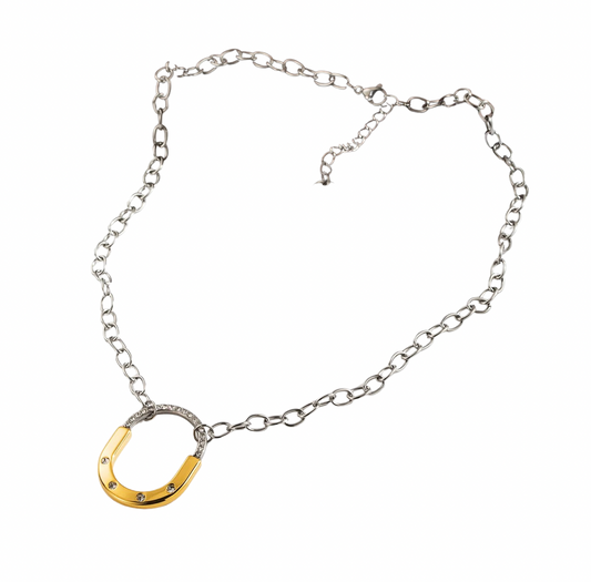 Vintage double tone necklace