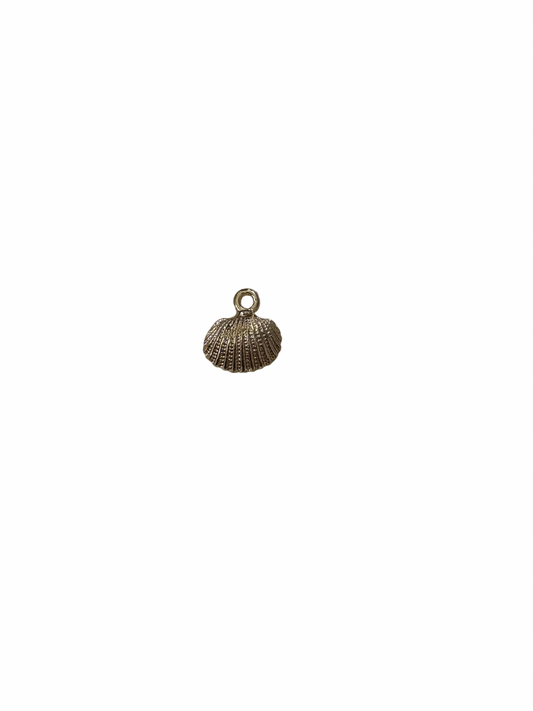 Gold shell charm