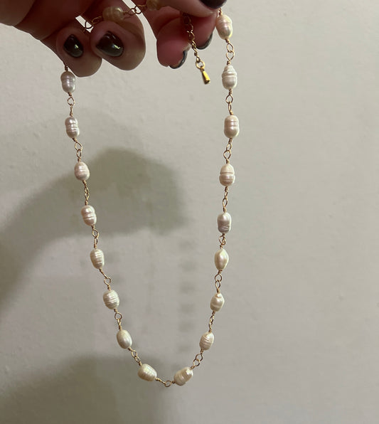 Madre perla choker