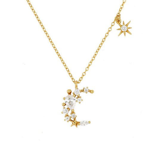 Media luna necklace