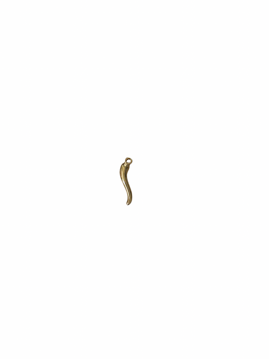 Gold chili charm