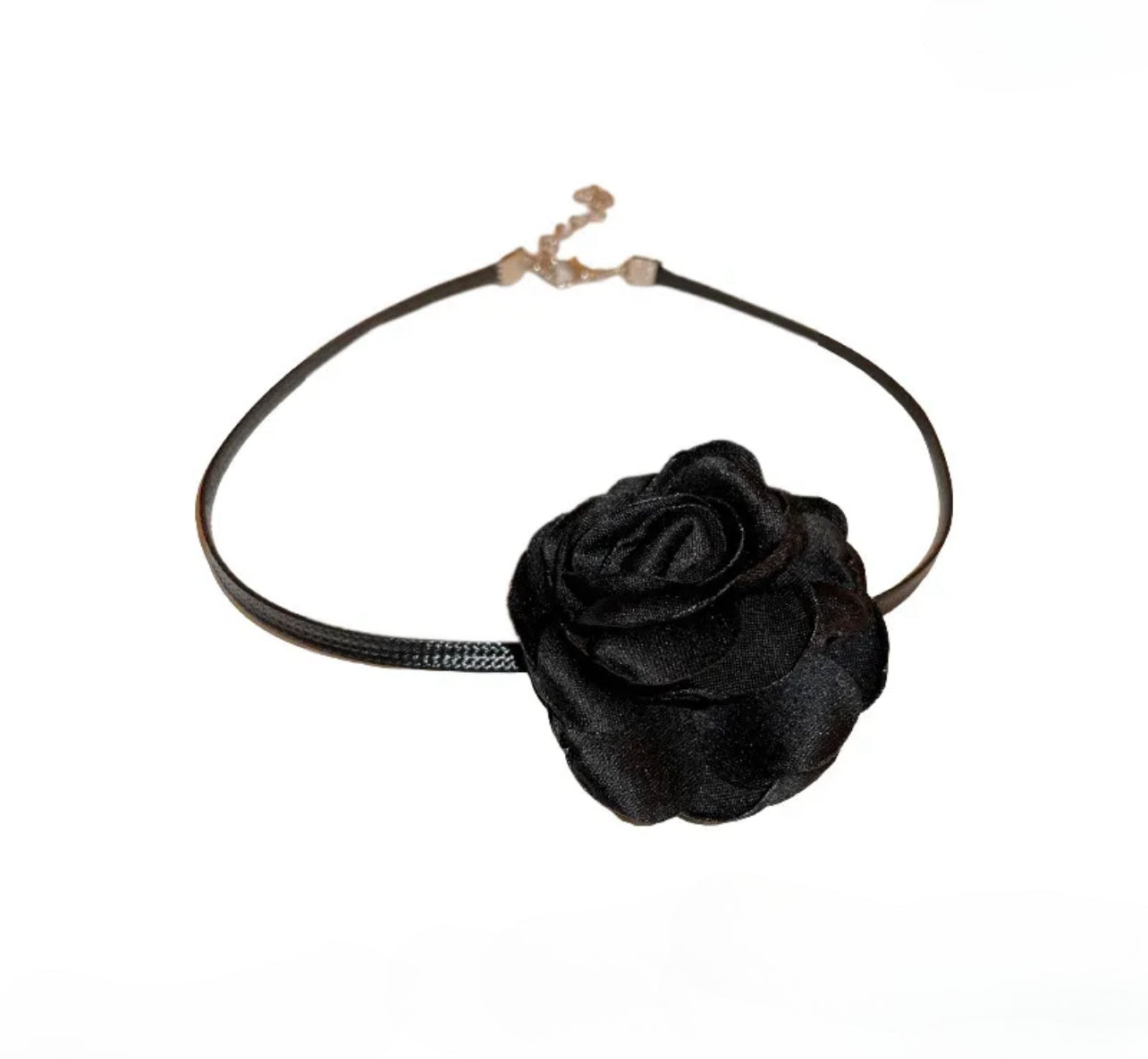 Flower cloth choker