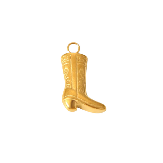 Gold boots