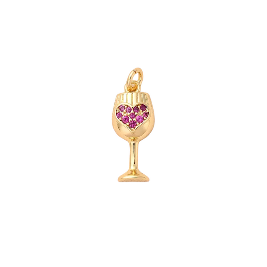 Wine bottle charm