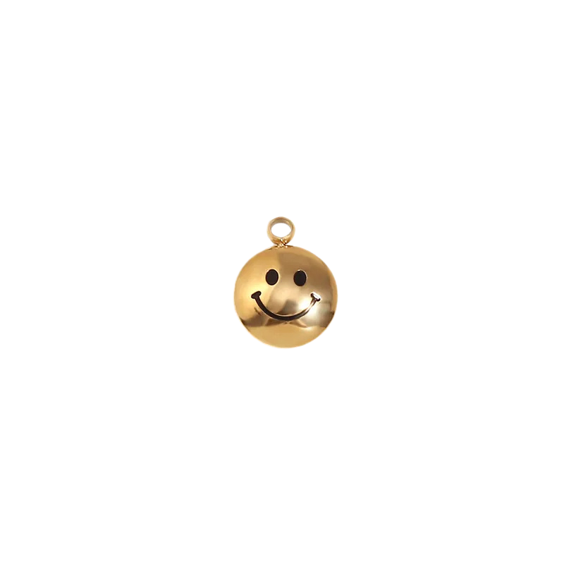 Little happy face charm