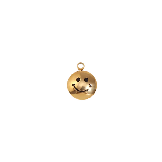 Little happy face charm