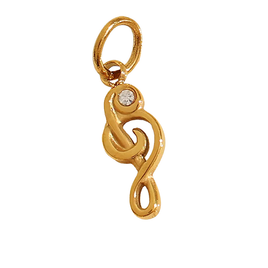 Clave sol charm