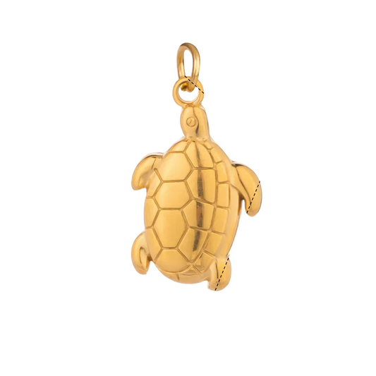Gold Turtle charm