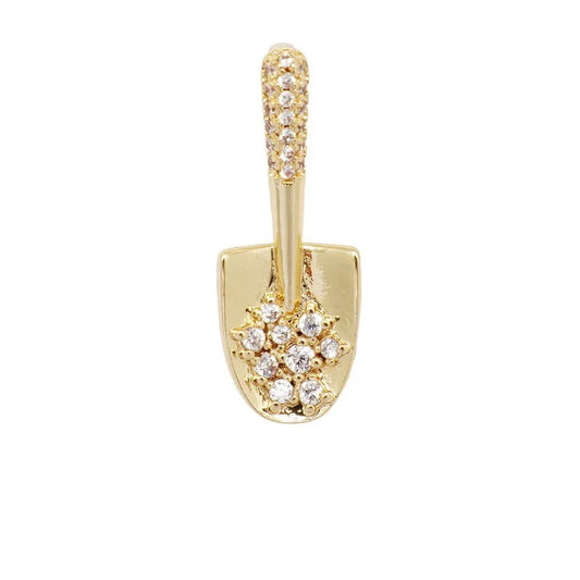 Construction shovel charm