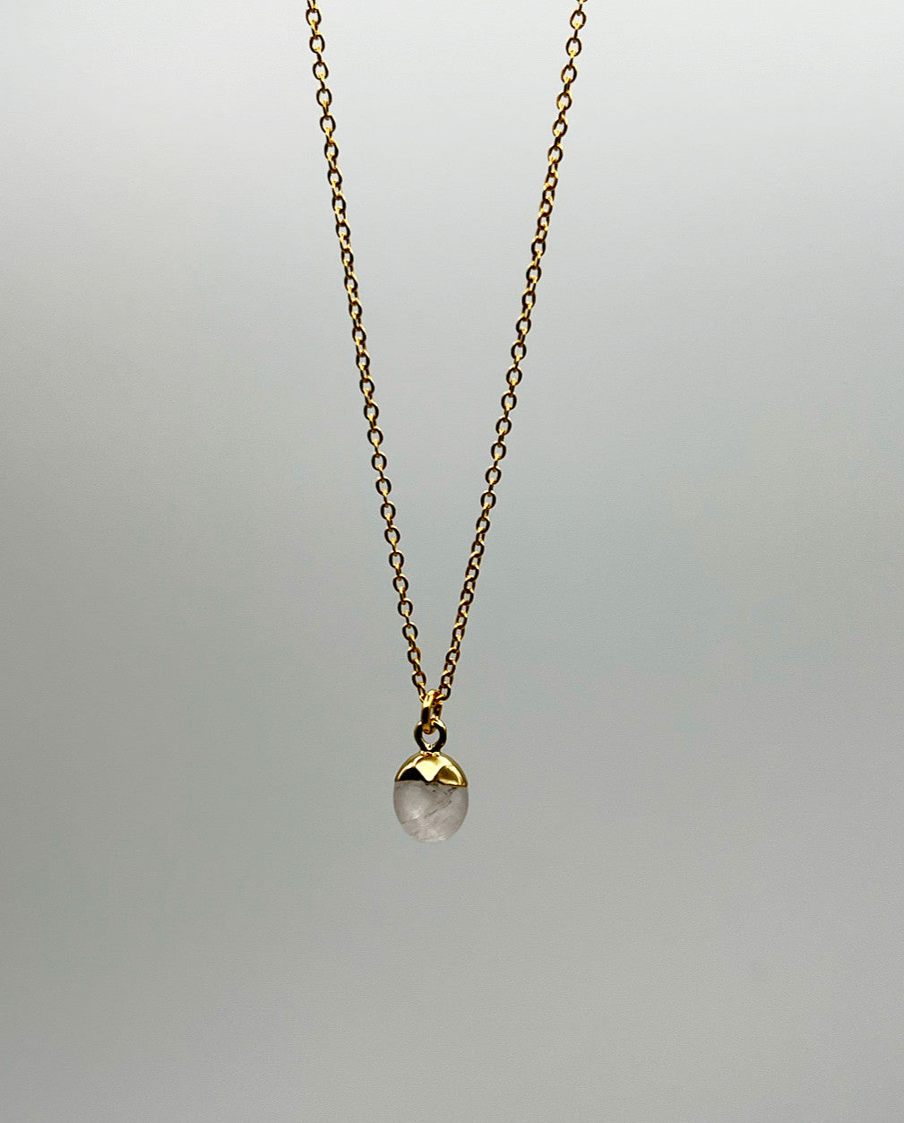 Crystal drops necklace