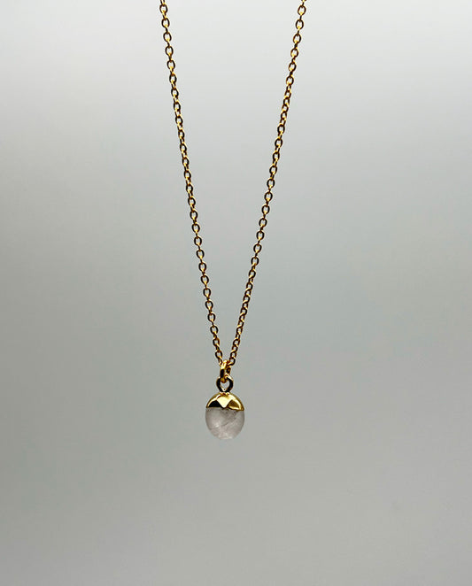 Crystal drops necklace